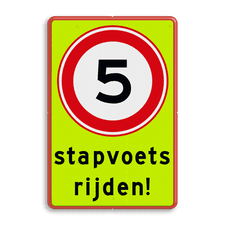 Aluminium informatiebord met dubbel omgezette rand