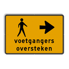 Aluminium omleidingsbord met een dubbel omgezette rand