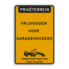 Aluminium informatiebord met dubbel omgezette rand