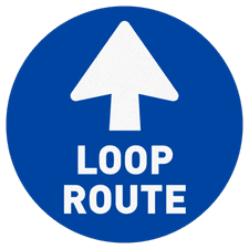 Vloersticker anti-slip voor binnen of buiten