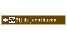 Aluminium strokenbord met een haaks omgezette rand