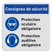 Panneau en aluminium avec bord doublement plié et profils soudés