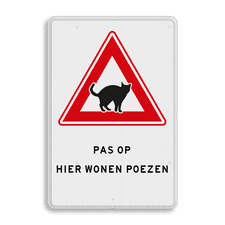 Aluminium informatiebord met dubbel omgezette rand