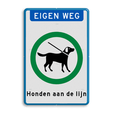 Aluminium informatiebord met dubbel omgezette rand