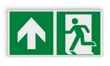 Veiligheidsbord met dubbel omgezette rand