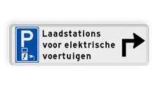 Aluminium informatiebord met een dubbel omgezette rand