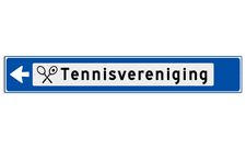 Aluminium strokenbord met een haaks omgezette rand