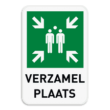 Veiligheidsbord met dubbel omgeplooide rand