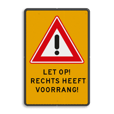 Aluminium informatiebord met dubbel omgezette rand