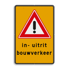 Aluminium informatiebord met dubbel omgezette rand