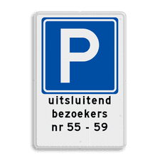 Aluminium informatiebord met dubbel omgezette rand