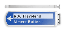RVS Lichtwegwijzer (LWW) - 230V AC LED uitgevoerd