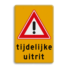 Aluminium informatiebord met dubbel omgezette rand