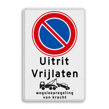 Aluminium informatiebord met dubbel omgezette rand