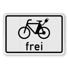 Verkehrsschild aus DibondTraffic mit Alform Rahmen