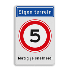 Aluminium informatiebord met dubbel omgezette rand
