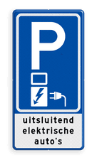 Aluminium informatiebord met een dubbel omgezette rand