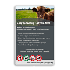 Aluminium spel- huisregelbord met dubbel omgezette rand
