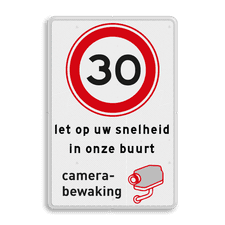 Aluminium informatiebord met dubbel omgezette rand