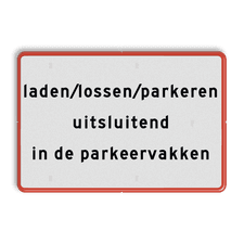 Aluminium informatiebord met een dubbel omgezette rand