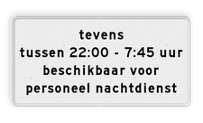 Aluminium informatiebord met een dubbel omgezette rand