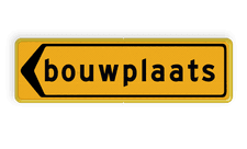 Aluminium omleidingsbord met een dubbel omgezette rand