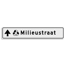 Aluminium versterkt kokerprofiel Verwijsbord