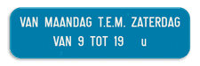 Aluminium bord, omgeplooide rand met gelaste profielen
