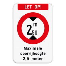Aluminium bord, omgeplooide rand met gelaste profielen