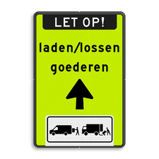 Aluminium informatiebord met dubbel omgezette rand