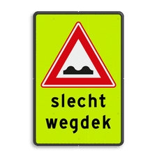 Aluminium informatiebord met dubbel omgezette rand
