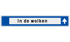 Aluminium strokenbord met een haaks omgezette rand