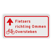 Aluminium bord met een dubbel omgezette rand