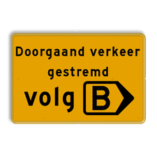 Aluminium omleidingsbord met een dubbel omgezette rand