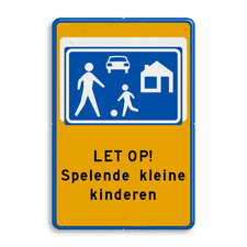 Aluminium informatiebord met dubbel omgezette rand