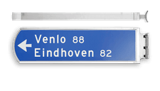 Lichtwegwijzer (LWW) - 230V AC LED - 7m kabel