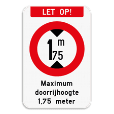 Aluminium bord, omgeplooide rand met gelaste profielen
