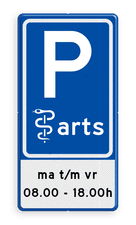 Aluminium informatiebord met een dubbel omgezette rand
