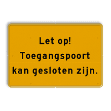 Aluminium omleidingsbord met een dubbel omgezette rand