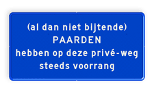 Aluminium informatiebord met een dubbel omgezette rand