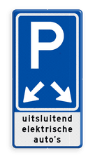 Aluminium informatiebord met een dubbel omgezette rand