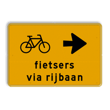 Aluminium omleidingsbord met een dubbel omgezette rand