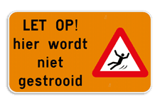 Aluminium bord, omgeplooide rand met gelaste profielen