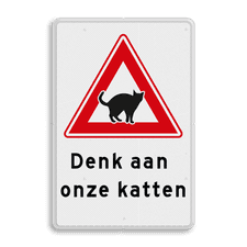 Aluminium informatiebord met dubbel omgezette rand