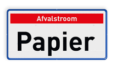 Veiligheidsbord met dubbel omgezette rand