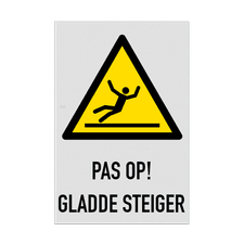Veiligheidsbord vlak Alupanel (2mm)