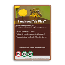Aluminium spel- huisregelbord met dubbel omgezette rand