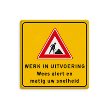 Aluminium omleidingsbord met een dubbel omgezette rand