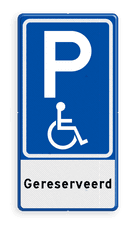 Aluminium informatiebord met een dubbel omgezette rand