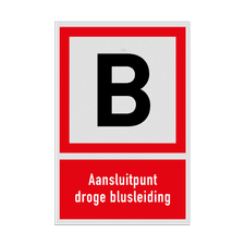 Veiligheidsbord vlak Alupanel (2mm)